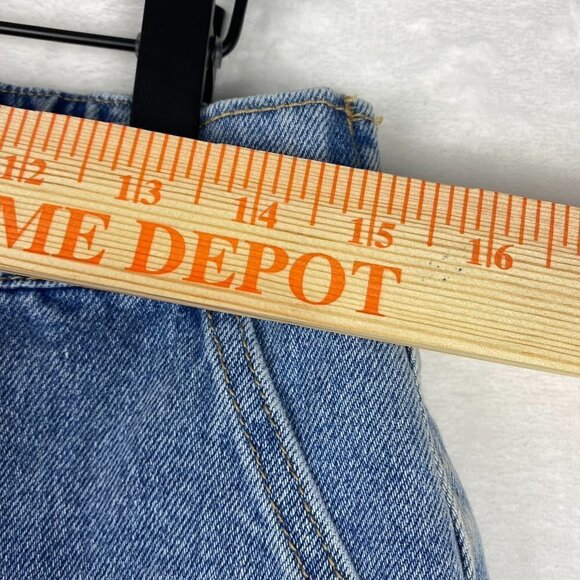 Forever 21 Jeans Womens Size 29 Blue Distressed Denim Pockets Pants Ladies - Picture 9 of 13